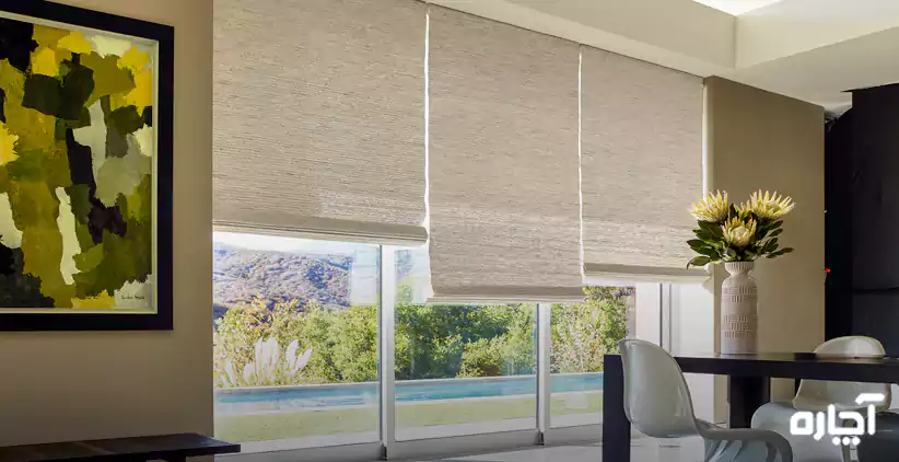 نصب پرده شید