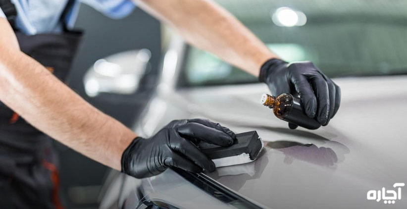 سرامیک خودرو در محل
