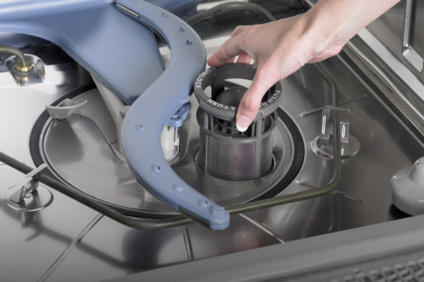 تمیز کردن فیلتر ماشین ظرفشویی