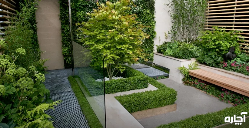 طراحی و اجرای محوطه سبز