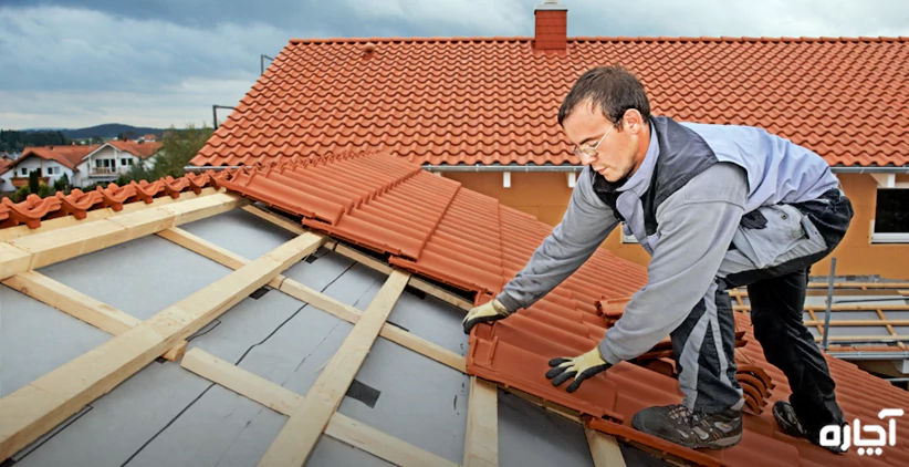 نصب سقف شیروانی