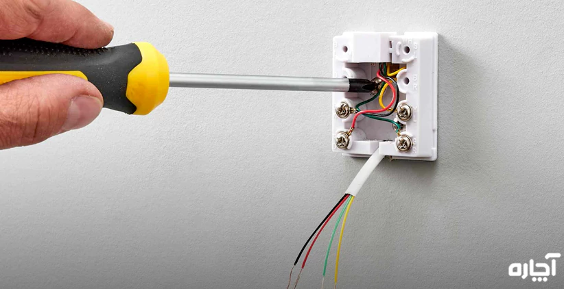 سیم کشی تلفن