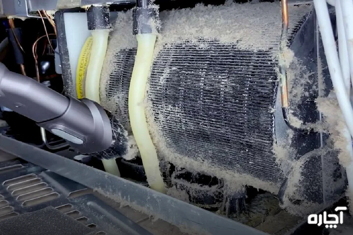 علت فریزر خنک و یخچال گرم؛ آلودگی کویلها