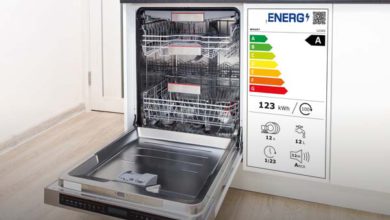میزان مصرف برق ماشین ظرفشویی