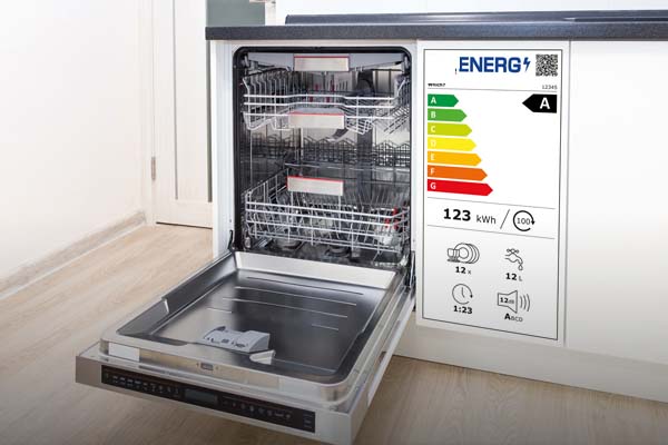 میزان مصرف برق ماشین ظرفشویی