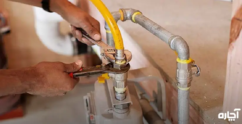 لوله کشی گاز شیراز