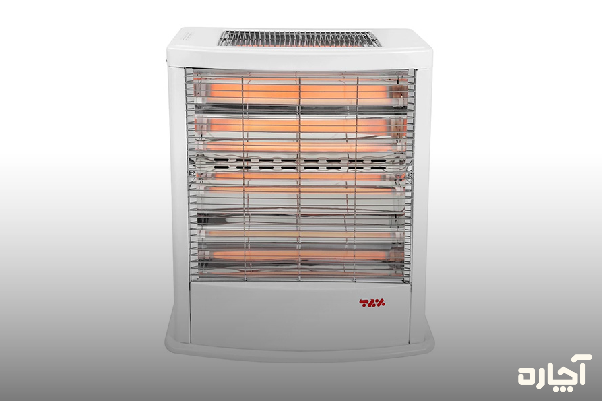 شستن بخاری گازی و برقی- نظافت قسمت بیرونی