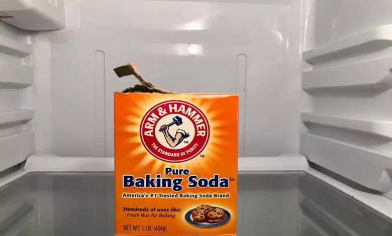 تمیز کردن یخچال با جوش شیرین
