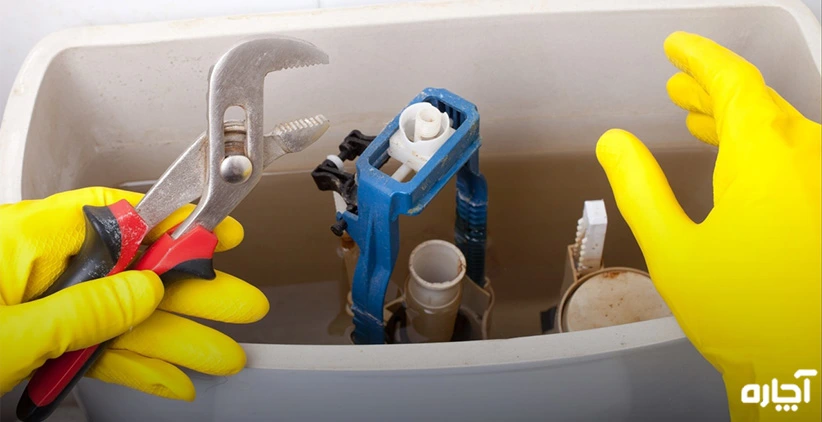 نصب و تعمیر فلاش تانک سیفون شیراز