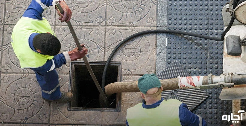 تخلیه چاه شاندیز