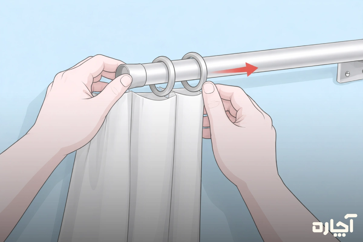 روش شستن پرده پانچ