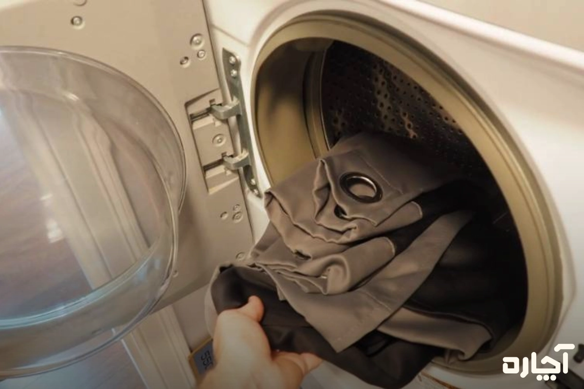 روش شستن پرده پانچ