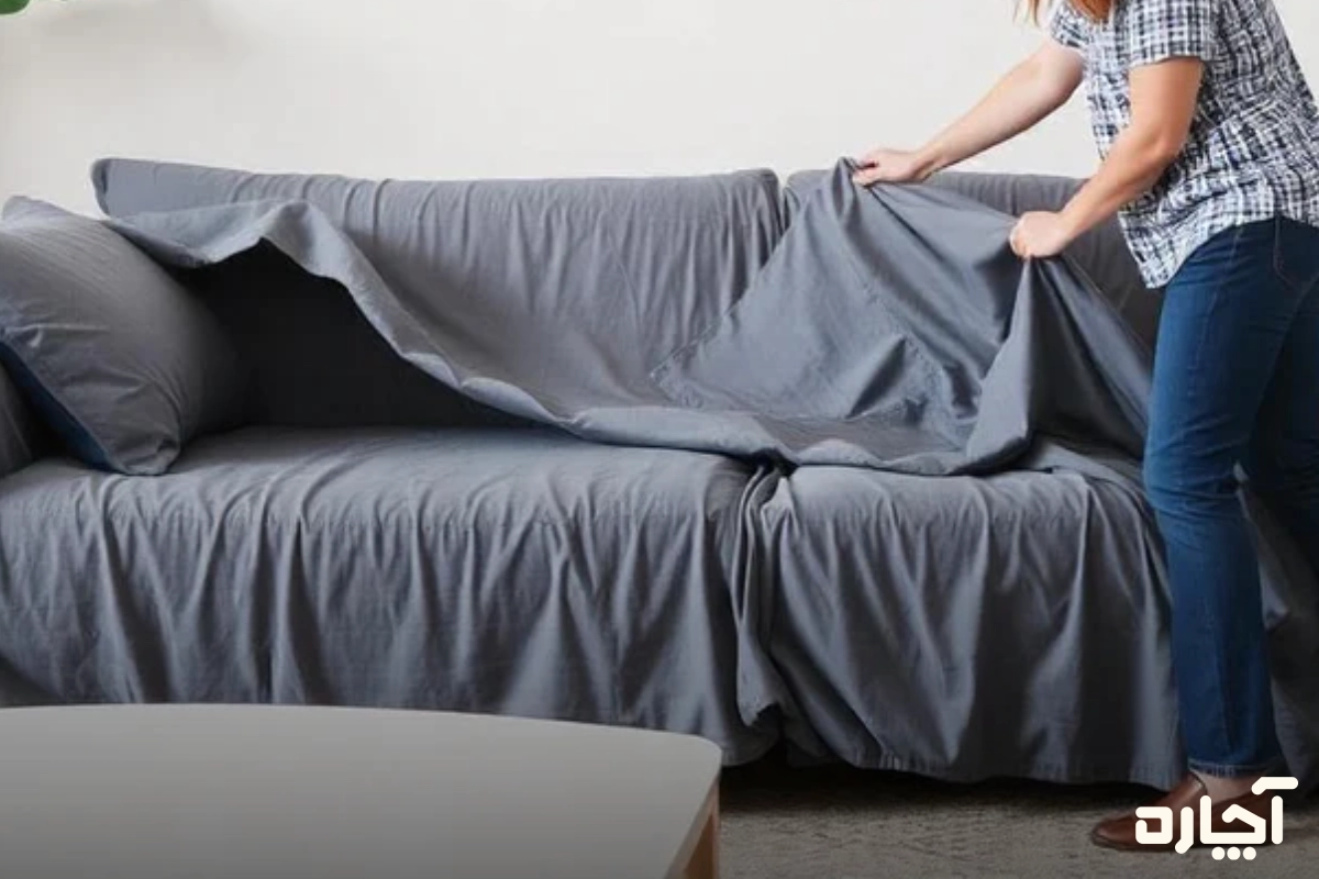 نحوه شستن کاور مبل با لباسشویی