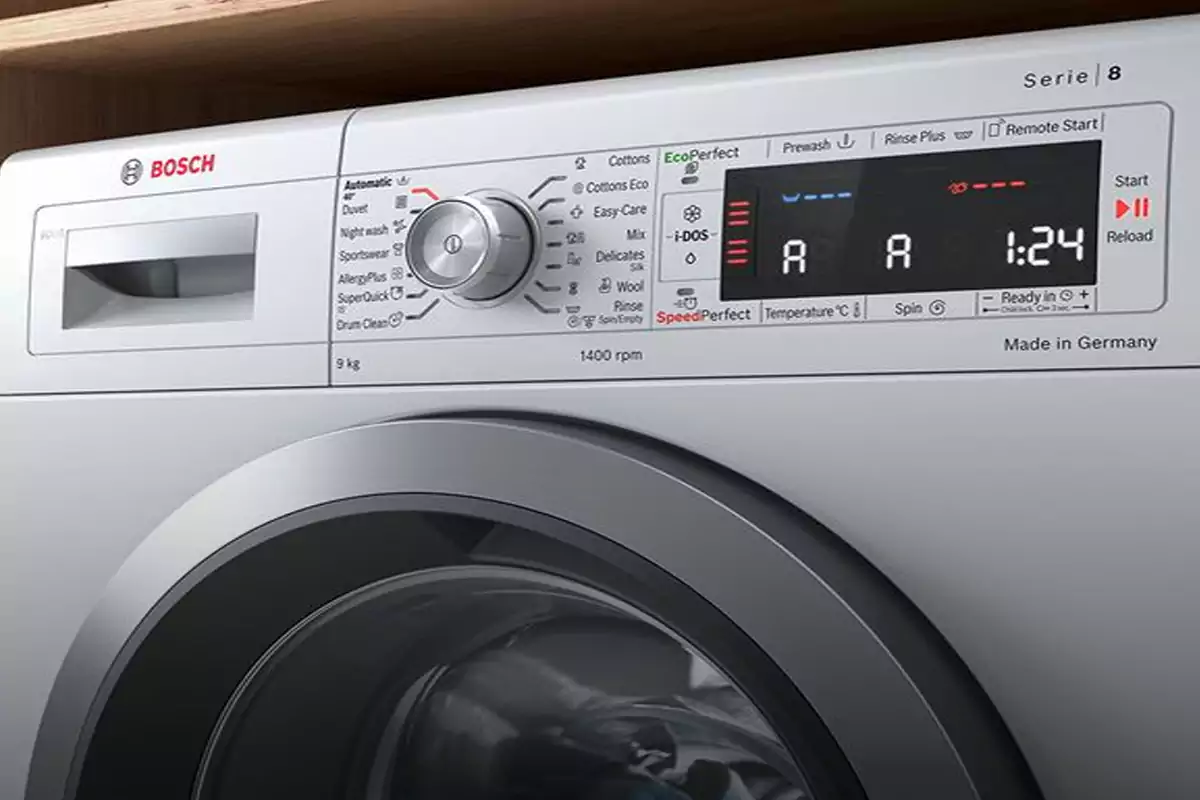 Bosch washing machine reset