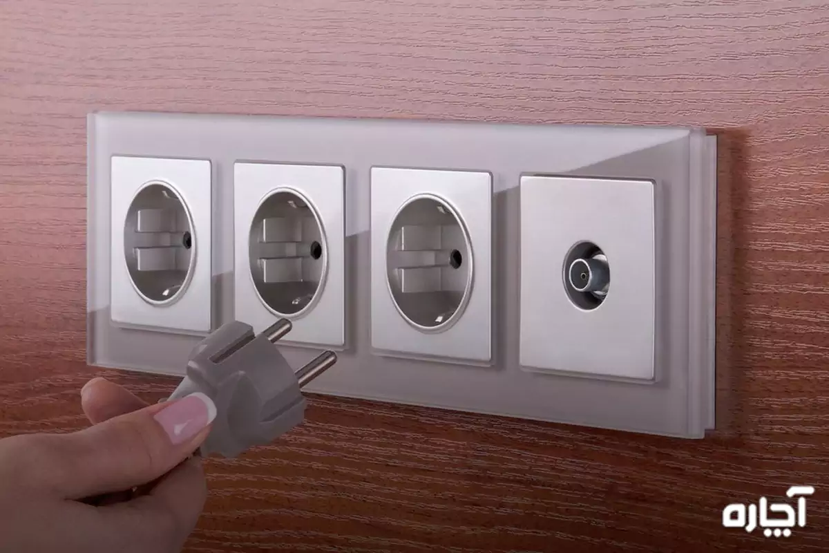 All types of electrical outlets