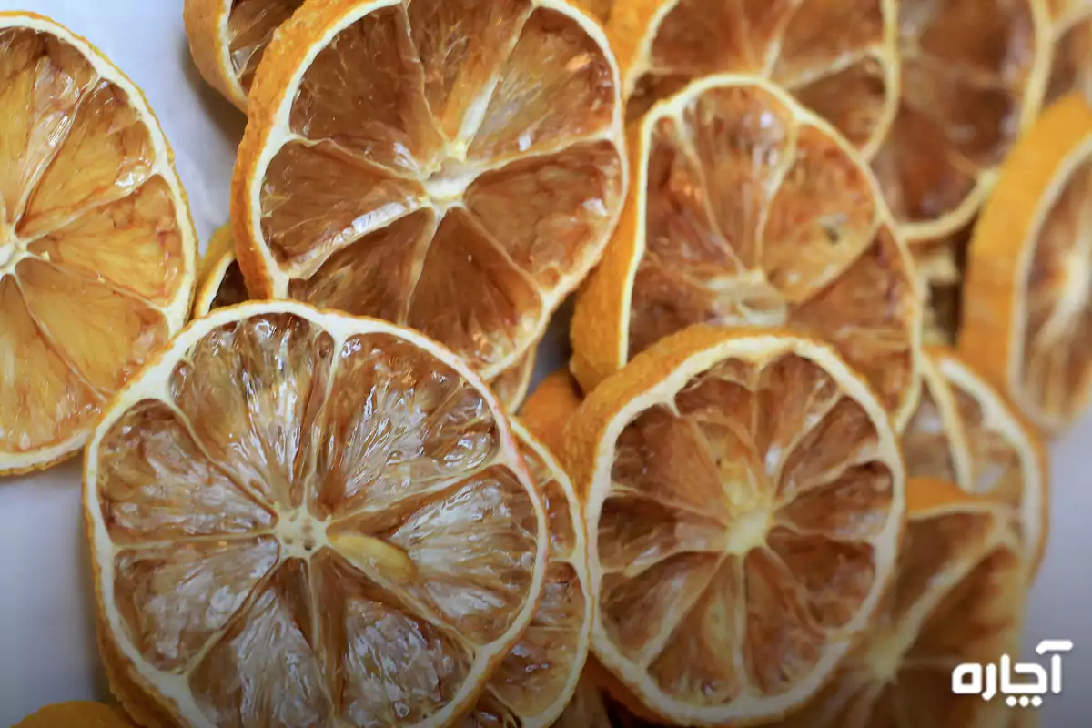 Drying Omani lemons in the sun