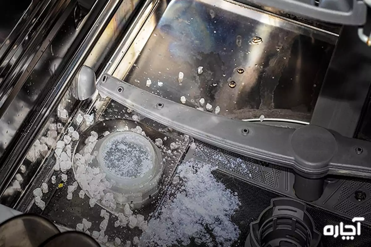 How do we know salt in dishwasher has run out