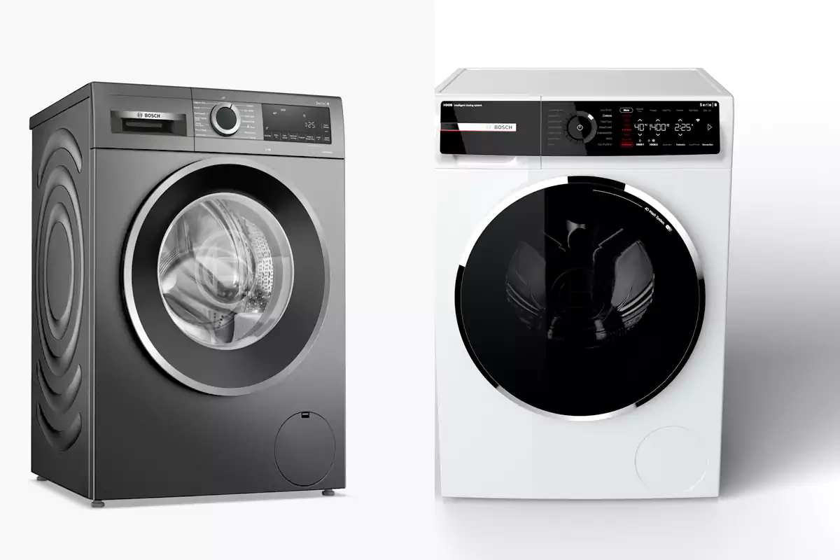 difference Bosch 6 and 8 series washing machines