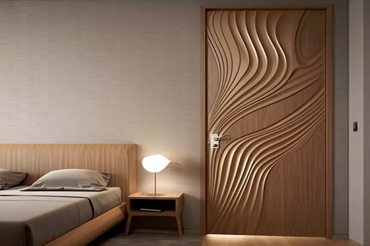 latest model of wooden bedroom door