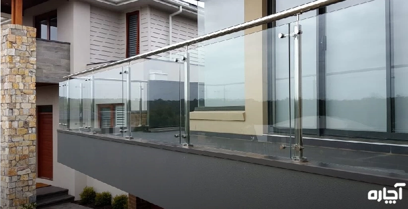 خدمات نصب نرده شیشه ای