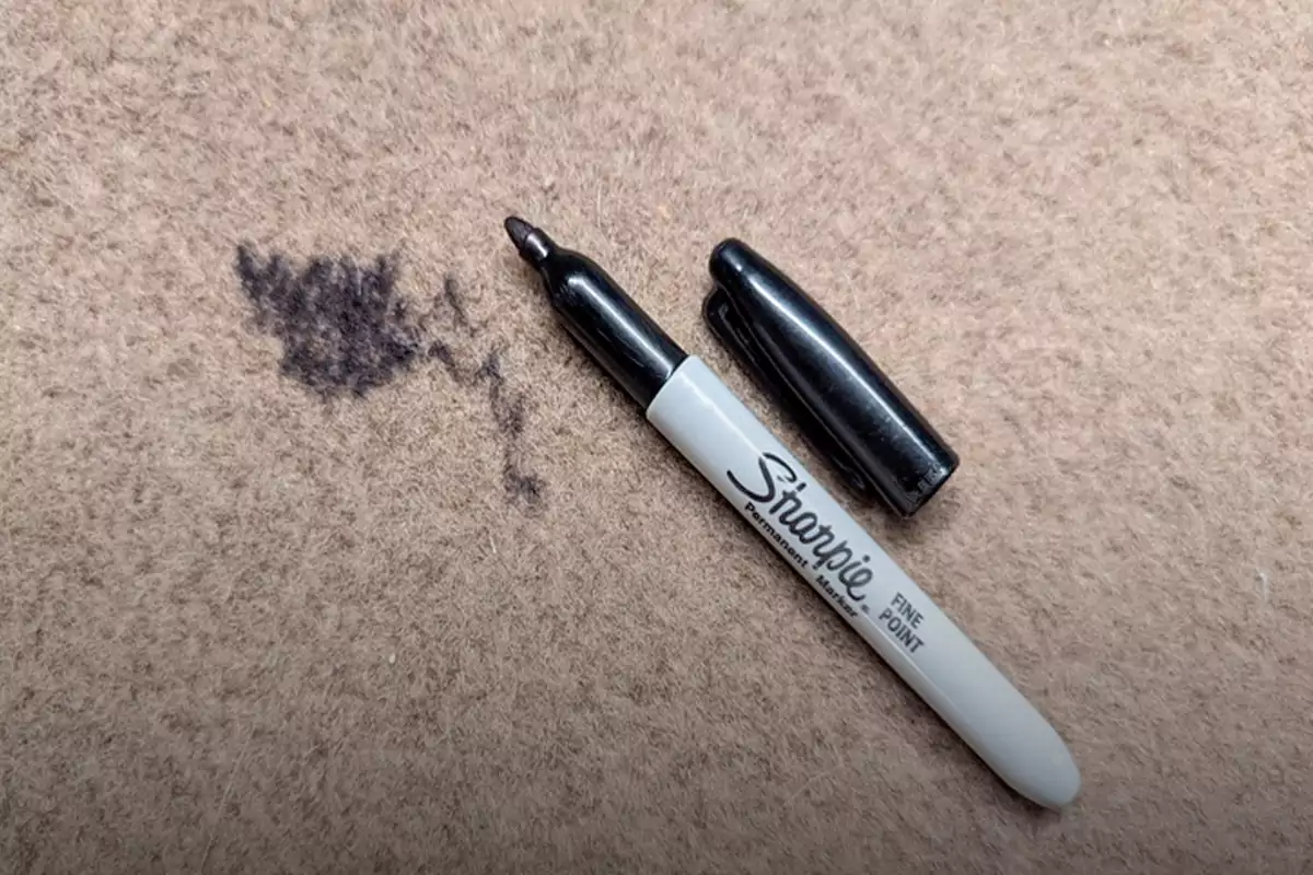 How to remove marker from carpet