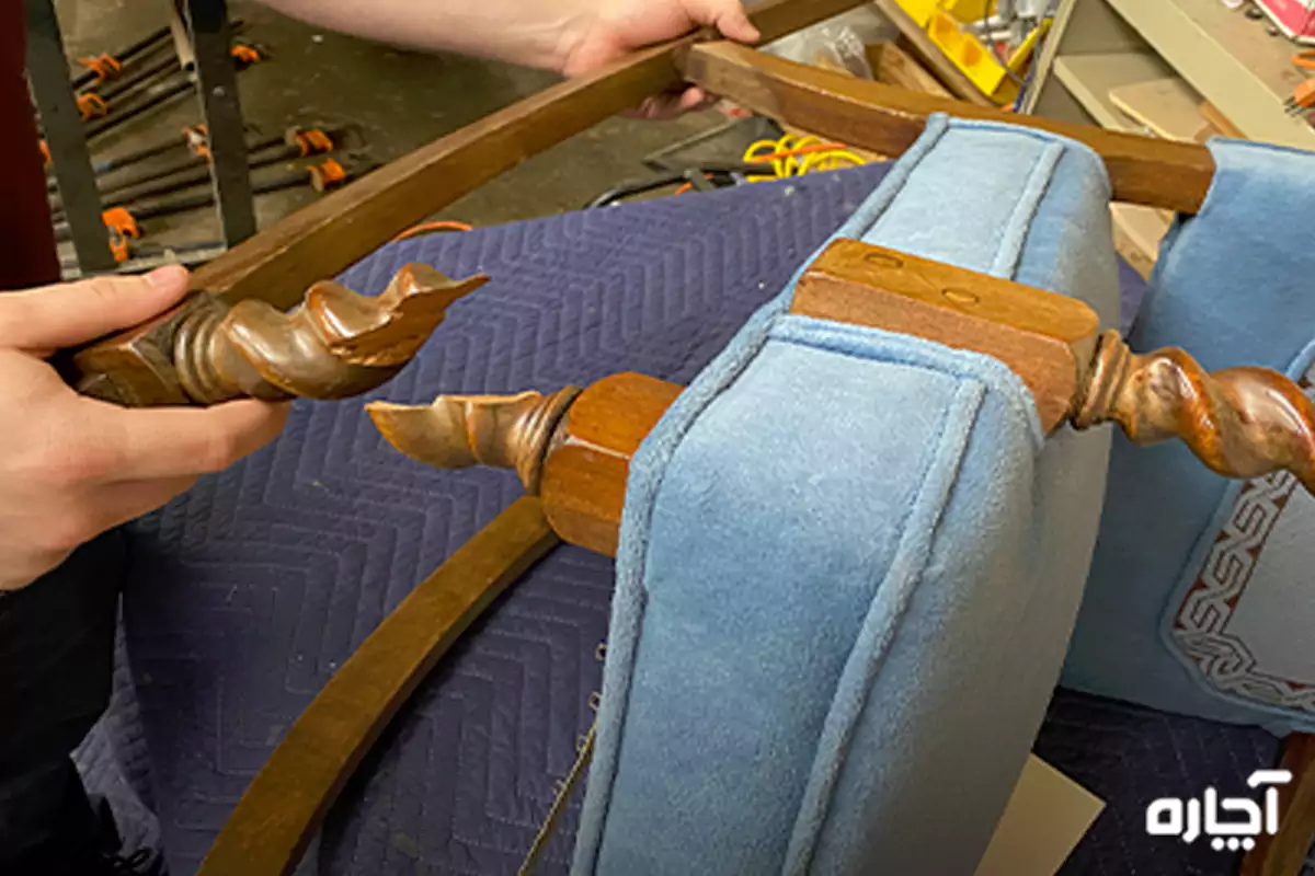 Classic sofa repair training at home