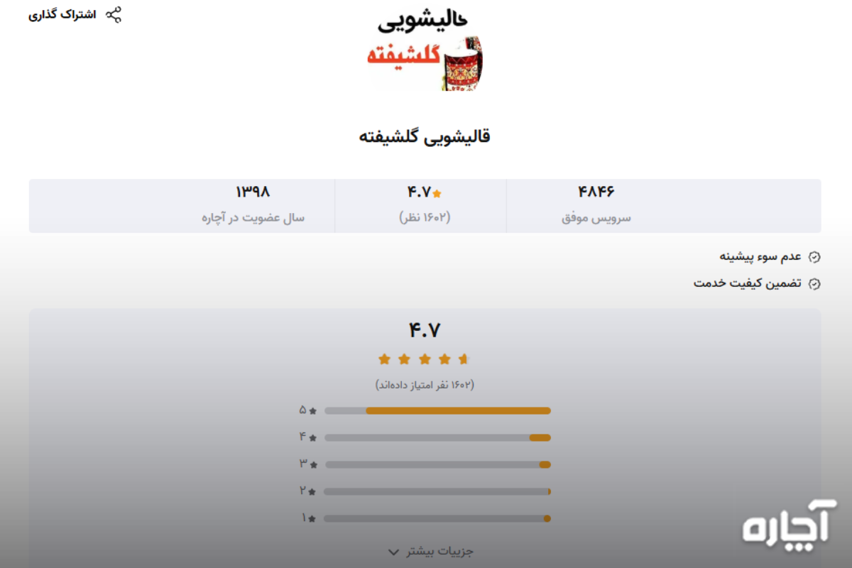 بهترین قالیشویی تهران‌