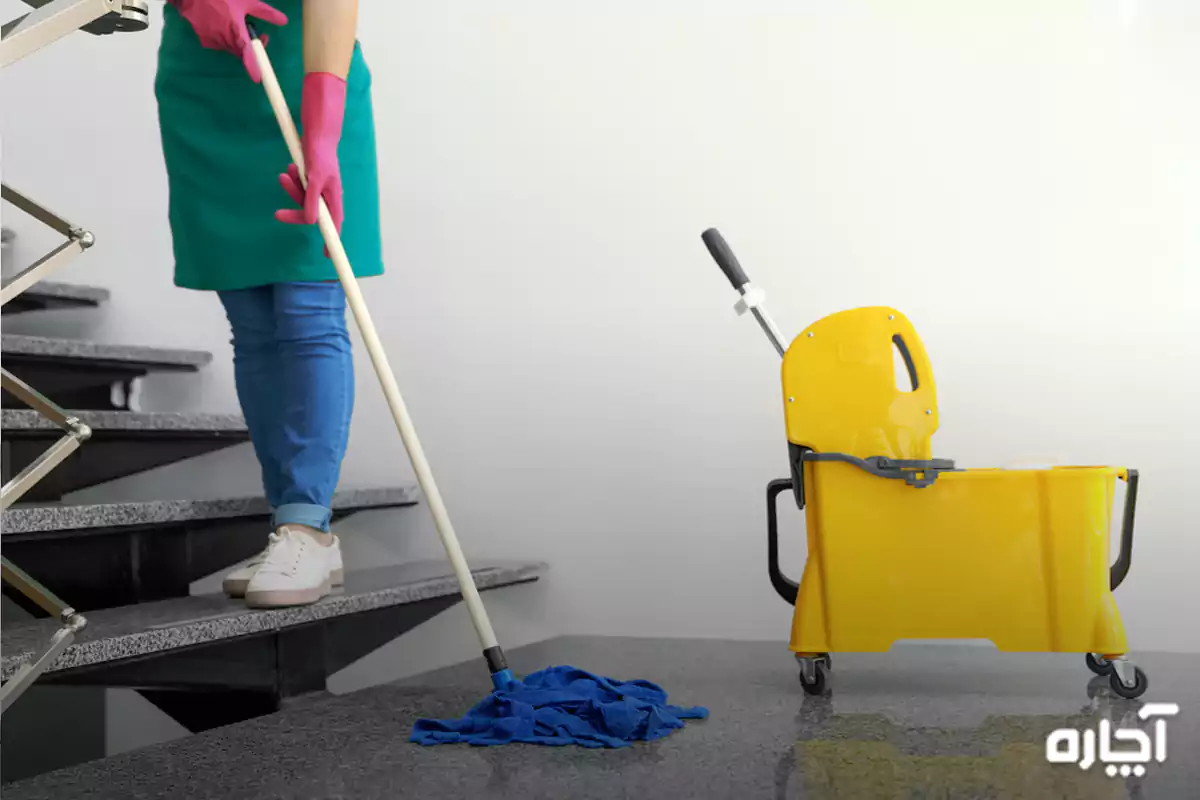 rule of cleaning staircase in apartment