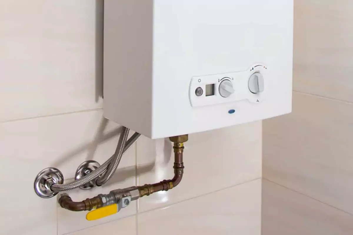 Increasing water pressure wall water heater