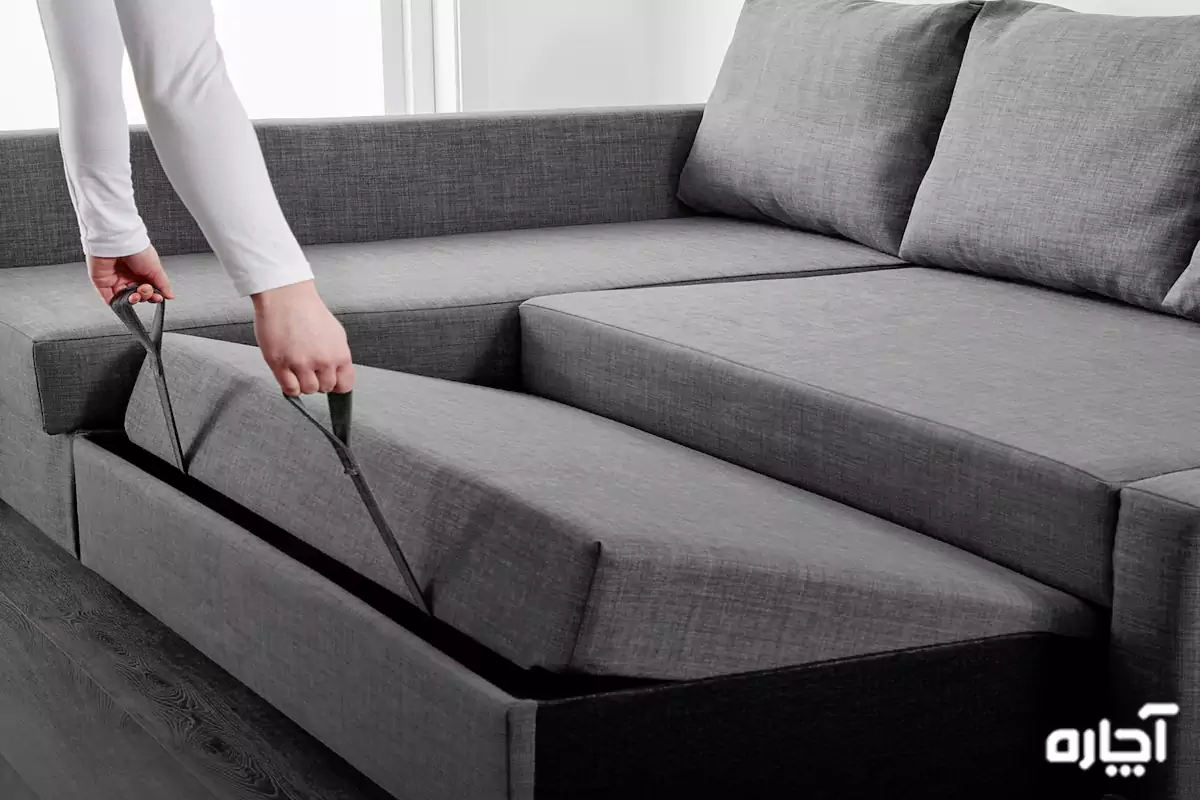 Cleaning the sofa bed