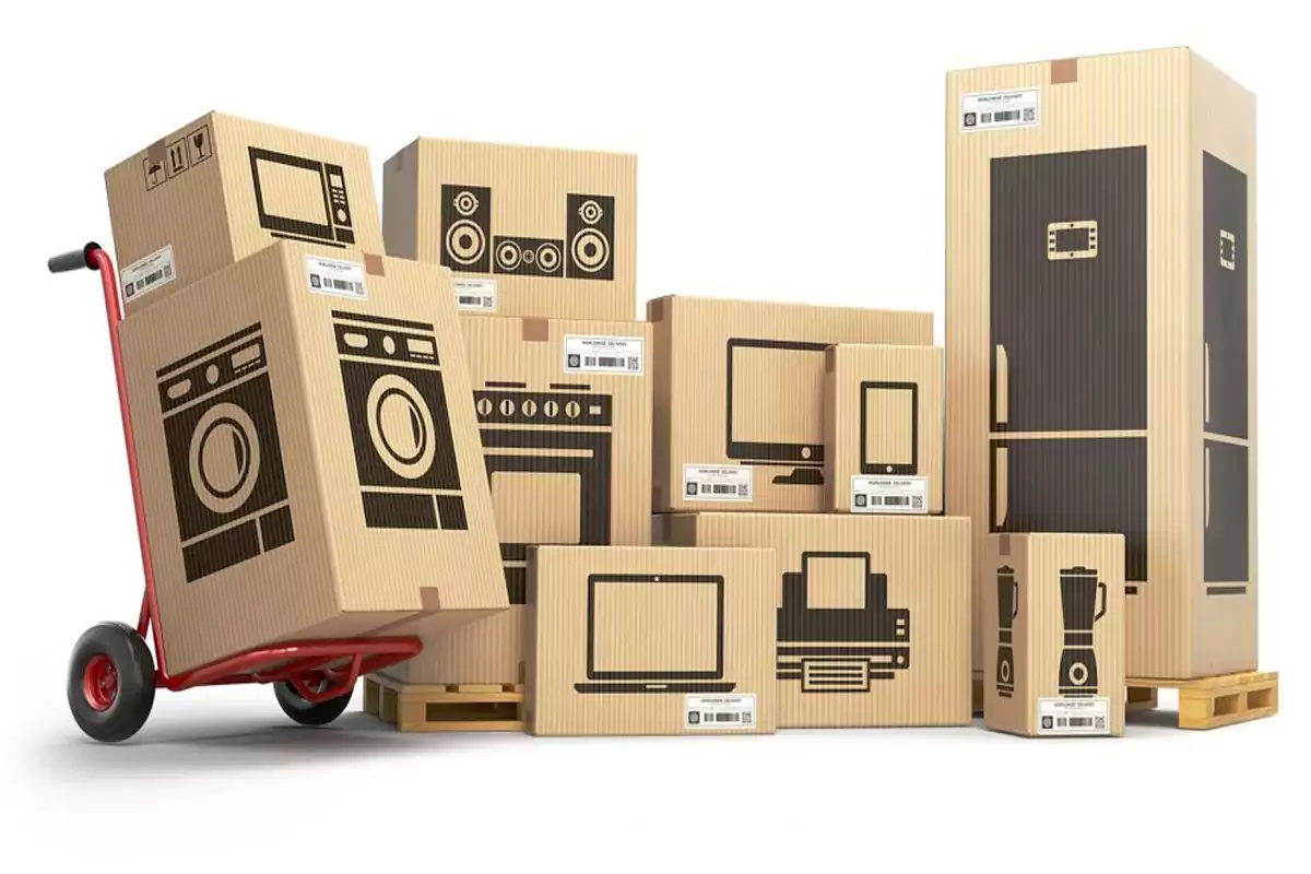 Packing electrical appliances for moving