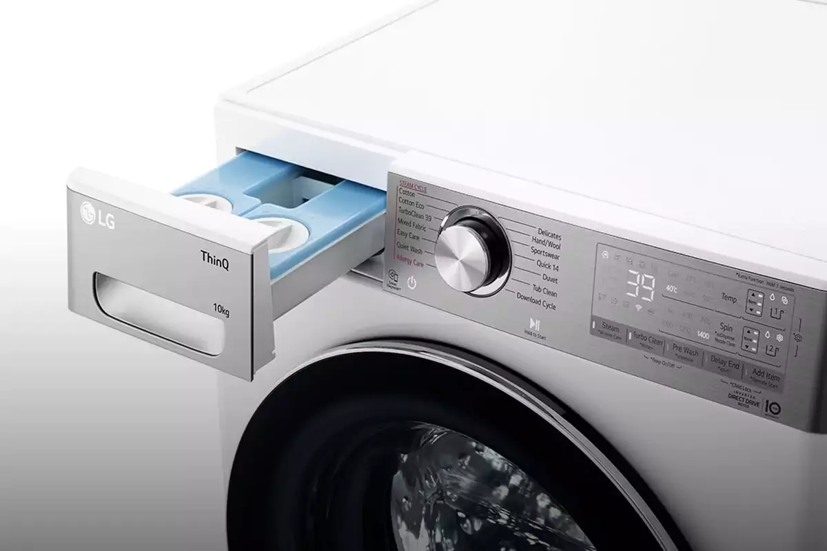 Cleaning LG washing powder compartment