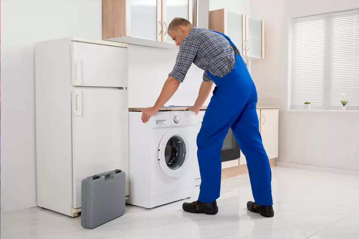 LG washing machine installation method