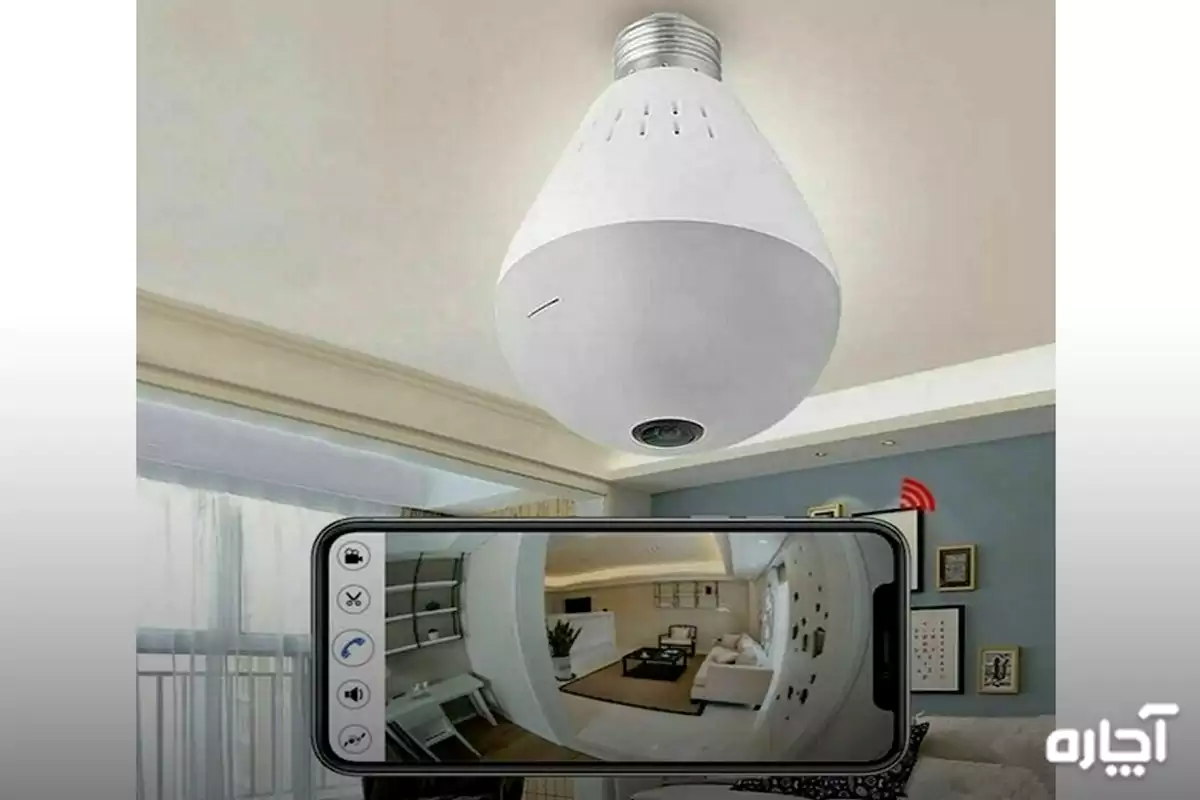 CCTV camera lamp