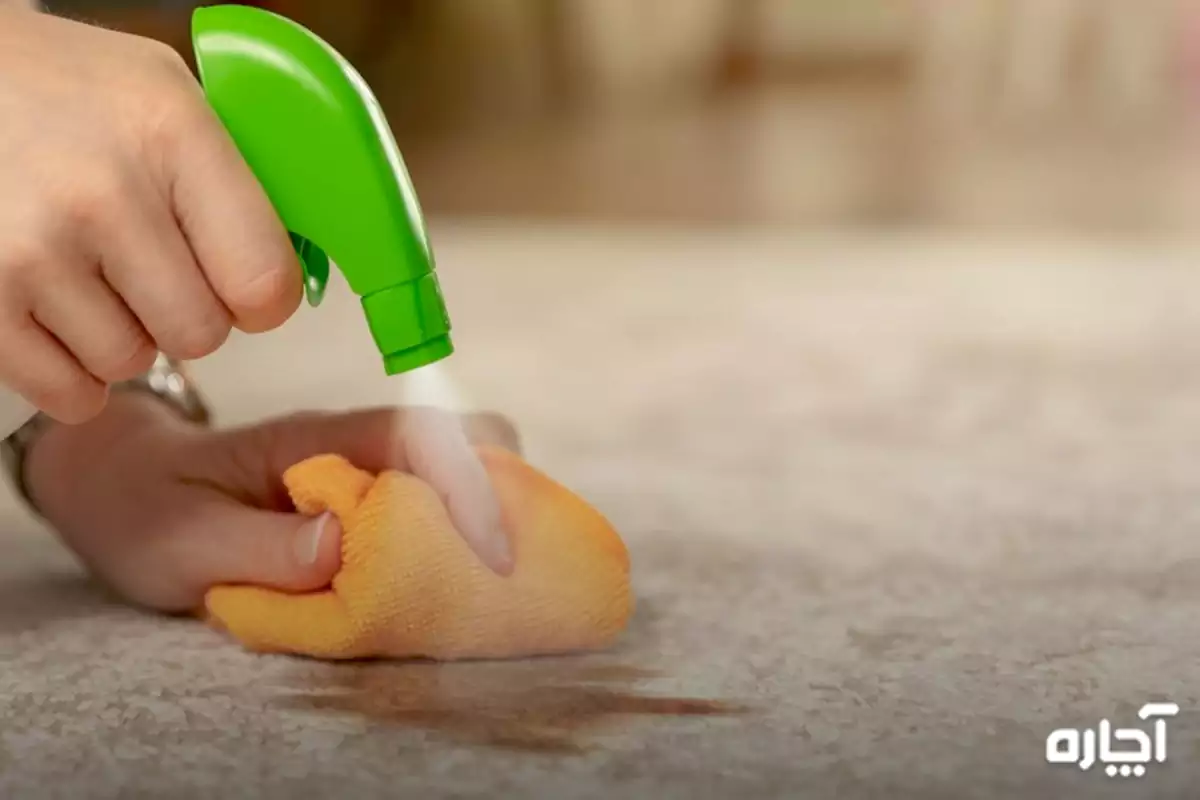 Removing play dough from carpet