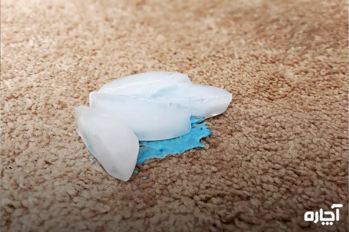 Removing play dough from carpet