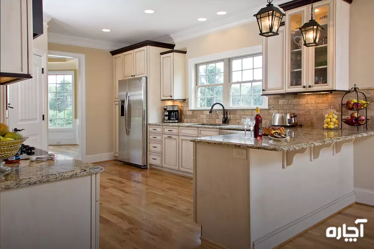 difference between open counter kitchen island