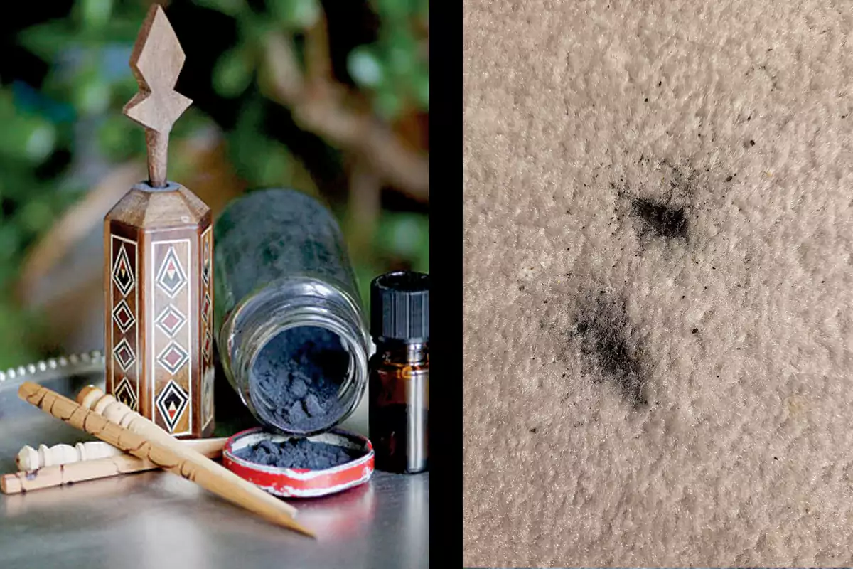 Removing kohl from carpet