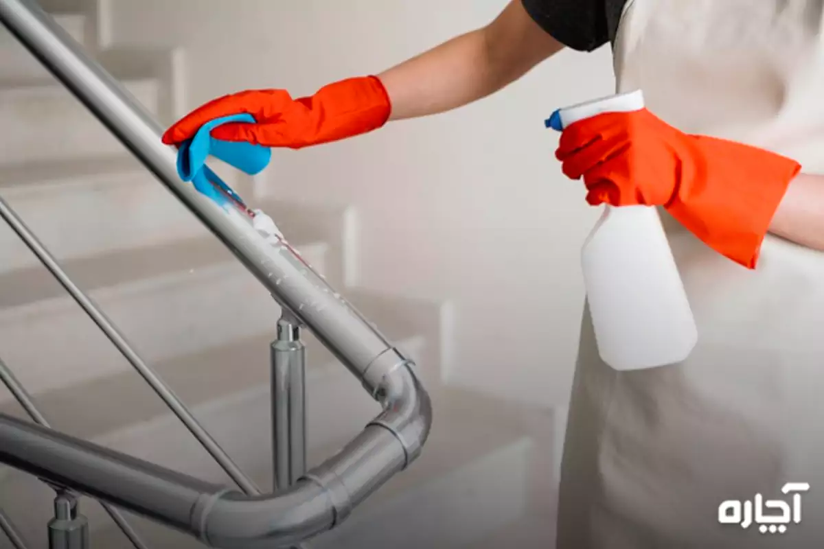 rule of cleaning staircase in apartment