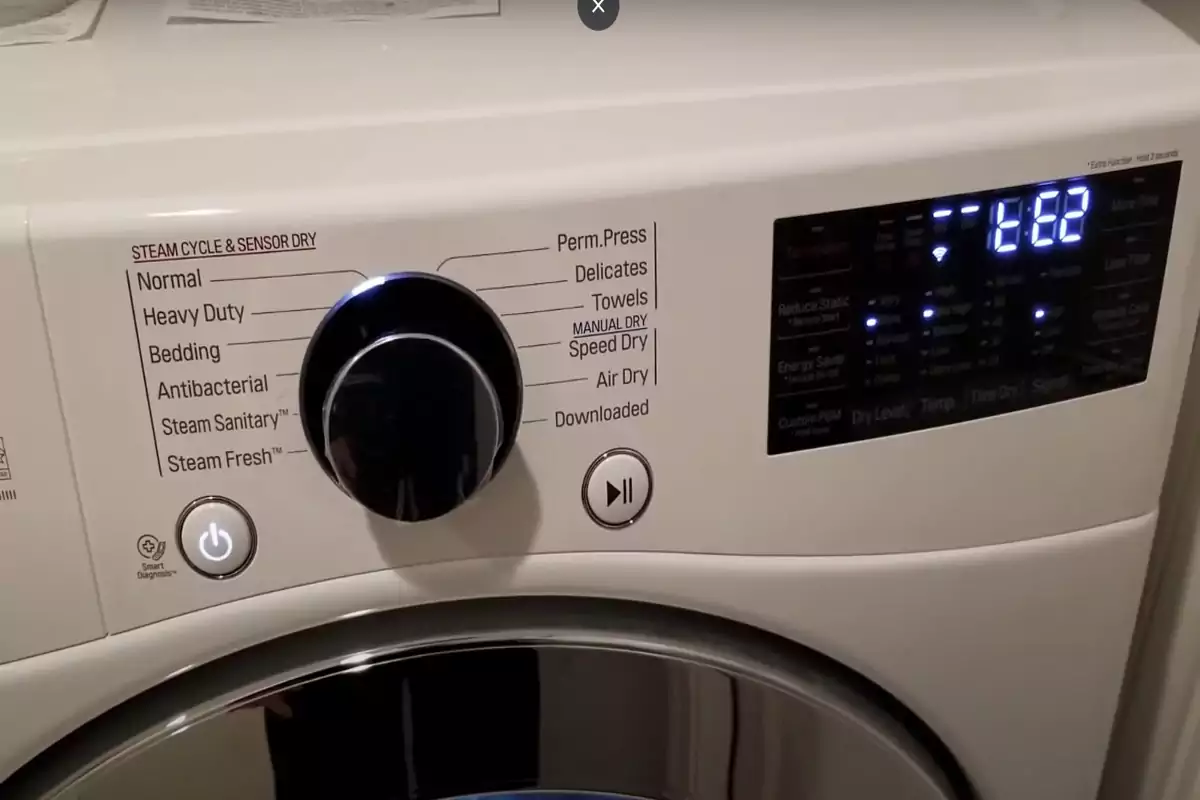 Samsung washing te2 error