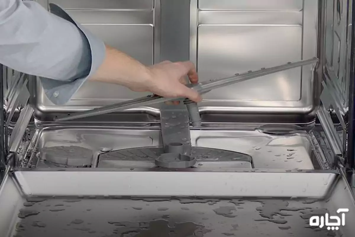 cause of water accumulation on Bosch dishwasher