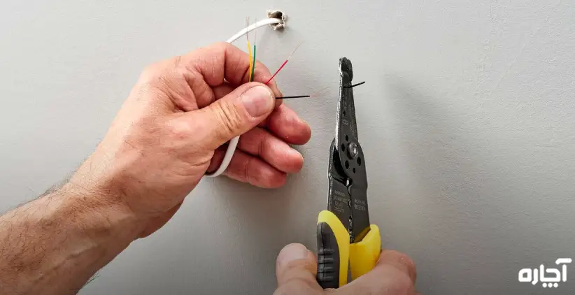 سیم کشی تلفن در تبریز