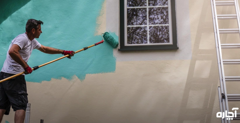 رنگ نقاشی ساختمان شیراز