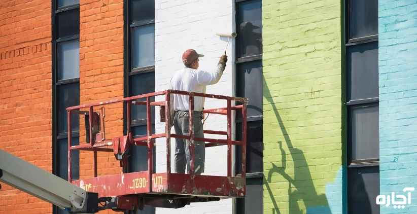 نقاشی ساختمان شیراز