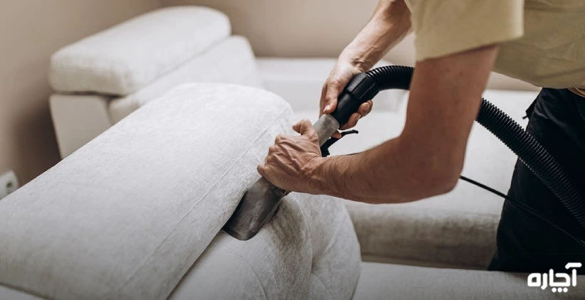 مبل شویی در منزل پرند