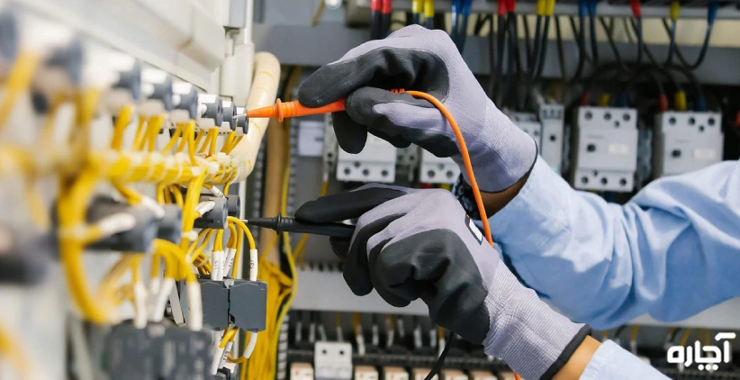 برقکاری ساختمان در جنوب تهران