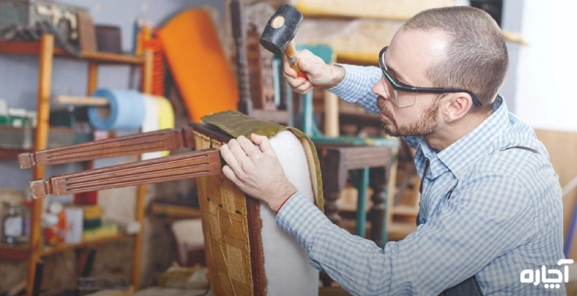 تعمیرات مبل در منزل در سعادت آباد