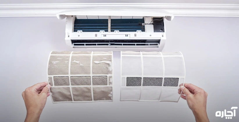 تعویض فیلتر کولر گازی با متصصان آچاره