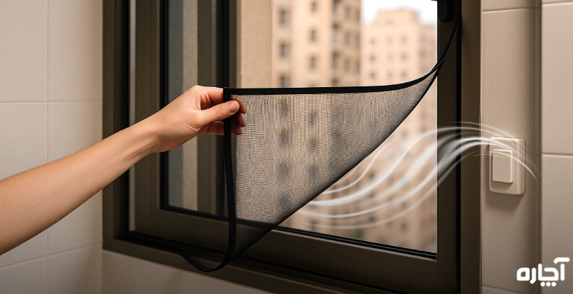 نصب توری پنجره در اصفهان - آچاره اصفهان