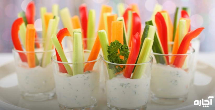 سفارش فینگر فود و مزه - آچاره